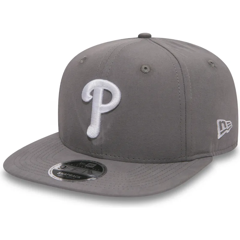 mutzen-flach-grau-snapback-9fifty-essential-lightweight-der-philadelphia-phillies-mlb-von-new-era
