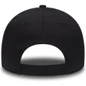 mutzen-gebogen-schwarz-verstellbares-band-fur-kinder-velcro-9forty-essential-der-new-york-yankees-mlb-von-new-era