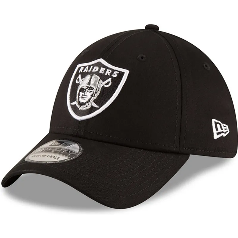 mutzen-gebogen-schwarz-angepasst-39thirty-base-der-las-vegas-raiders-nfl-von-new-era