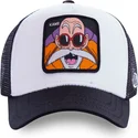 weisse-trucker-kappe-master-roshi-kam4-dragon-ball-von-capslab