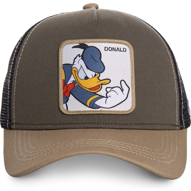 mutzen-gebogen-braun-snapback-donald-duck-disney-von-capslab