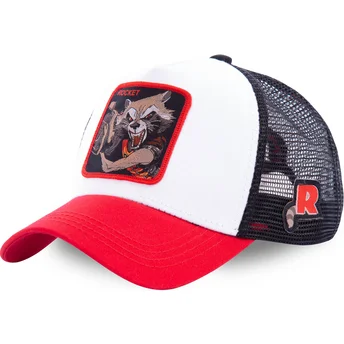 mutzen-gebogen-weiss-snapback-rocket-raccoon-marvel-comics-von-capslab