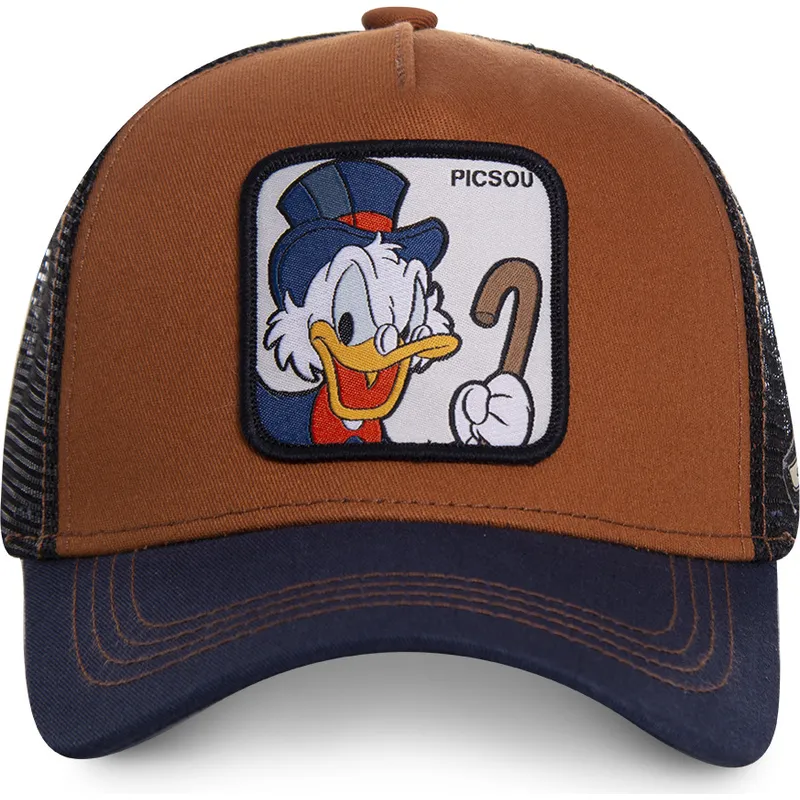 mutzen-gebogen-braun-snapback-onkel-dagobert-disney-von-capslab mutzen-gebogen-braun-snapback-onkel-dagobert-disney-von-capslab