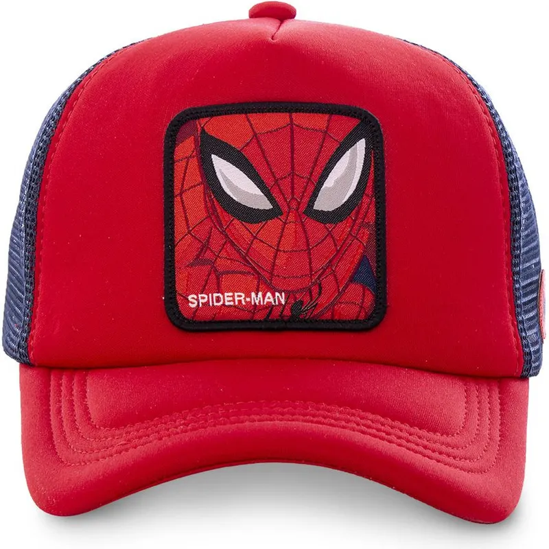 mutzen-gebogen-rot-snapback-spider-man-marvel-comics-von-capslab