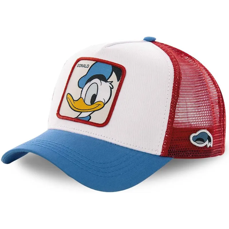 mutzen-gebogen-weiss-snapback-donald-duck-disney-von-capslab