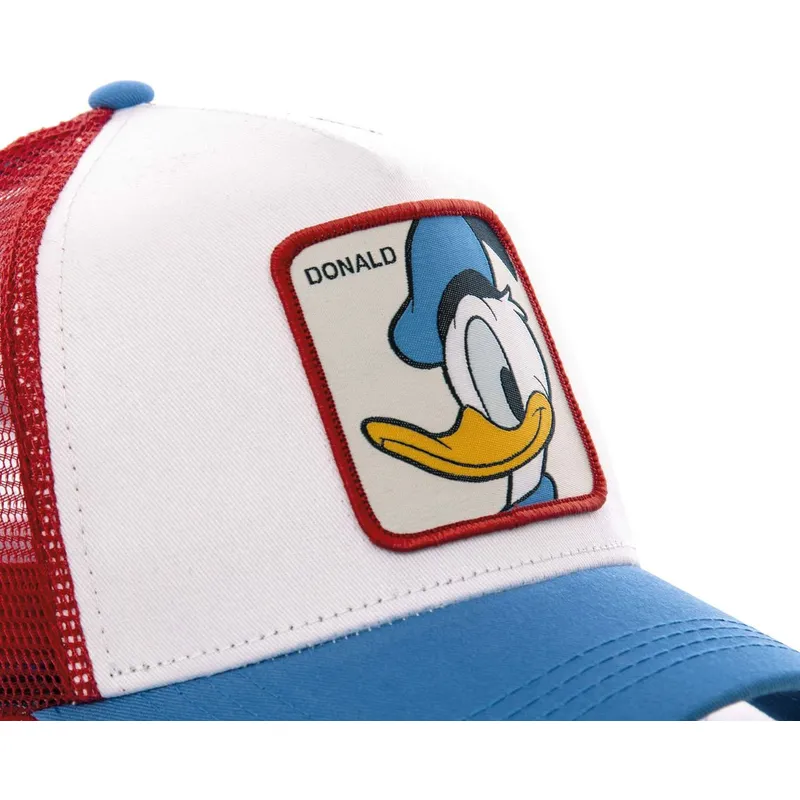 mutzen-gebogen-weiss-snapback-donald-duck-disney-von-capslab
