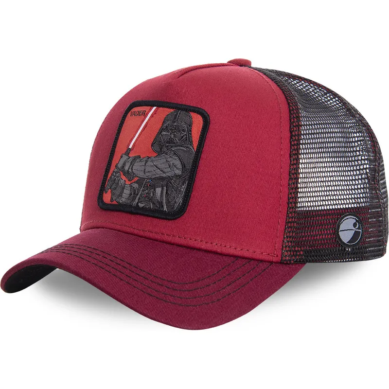 mutzen-gebogen-rot-snapback-darth-vader-star-wars-von-capslab mutzen-gebogen-rot-snapback-darth-vader-star-wars-von-capslab
