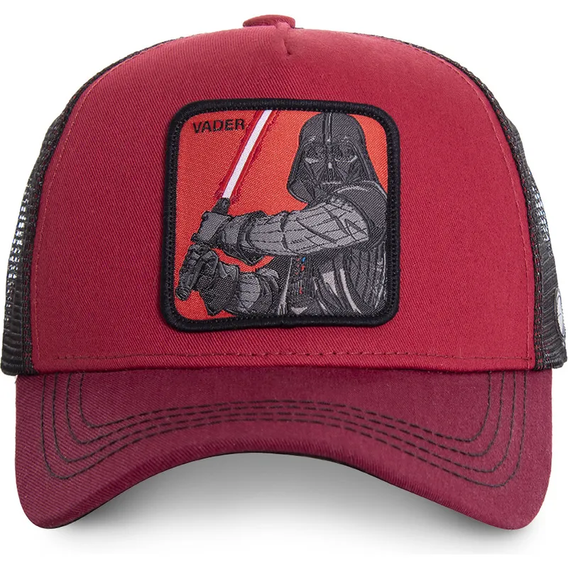 mutzen-gebogen-rot-snapback-darth-vader-star-wars-von-capslab mutzen-gebogen-rot-snapback-darth-vader-star-wars-von-capslab