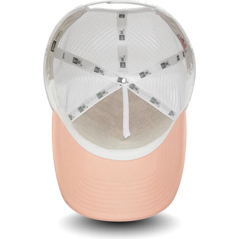 mutzen-gebogen-rosa-snapback-league-essential-a-frame-der-los-angeles-dodgers-mlb-von-new-era