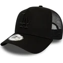 mutzen-gebogen-schwarz-snapback-league-essential-a-frame-der-los-angeles-dodgers-mlb-von-new-era