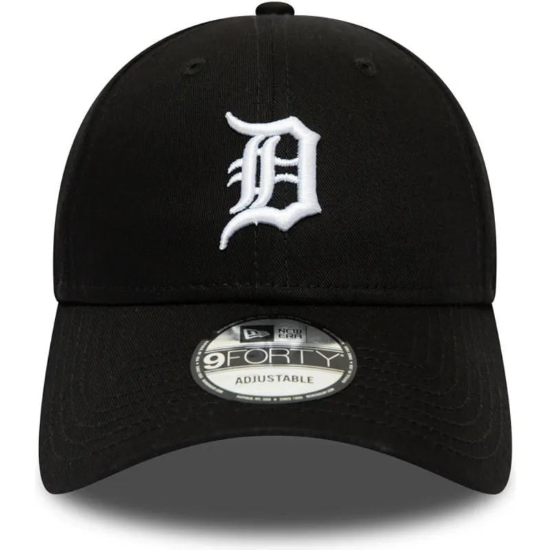 mutzen-gebogen-schwarz-verstellbares-band-9forty-league-essential-der-detroit-tigers-mlb-von-new-era