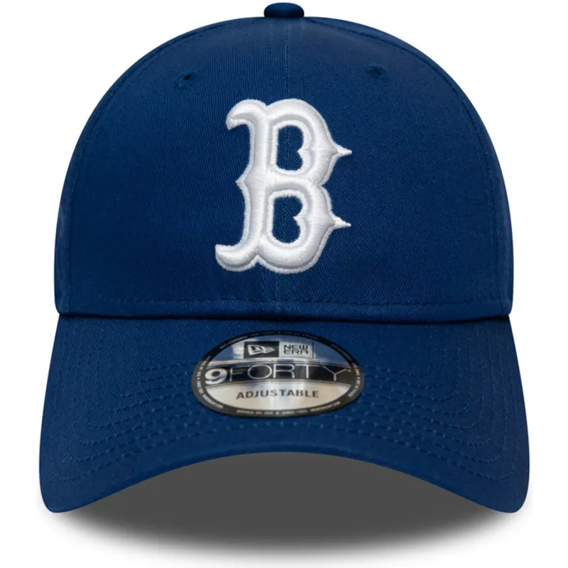 mutzen-gebogen-blau-verstellbares-band-9forty-league-essential-der-boston-red-sox-mlb-von-new-era mutzen-gebogen-blau-verstellbares-band-9forty-league-essential-der-boston-red-sox-mlb-von-new-era