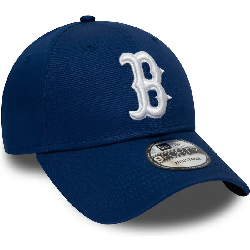 mutzen-gebogen-blau-verstellbares-band-9forty-league-essential-der-boston-red-sox-mlb-von-new-era mutzen-gebogen-blau-verstellbares-band-9forty-league-essential-der-boston-red-sox-mlb-von-new-era