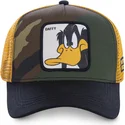 trucker-cap-camouflage-gelb-und-schwarz-duffy-duck-daf4-looney-tunes-von-capslab