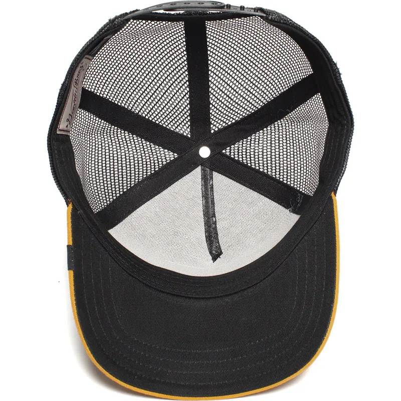 trucker-cap-schwarz-und-gelb-affe-banana-shake-von-goorin-bros