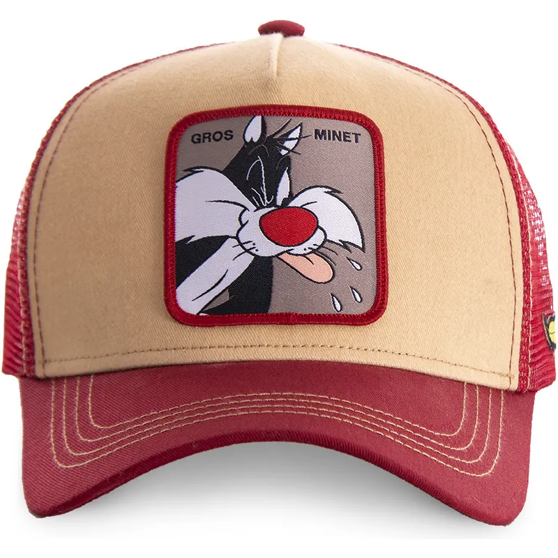 mutzen-gebogen-orange-snapback-silvester-looney-tunes-von-capslab