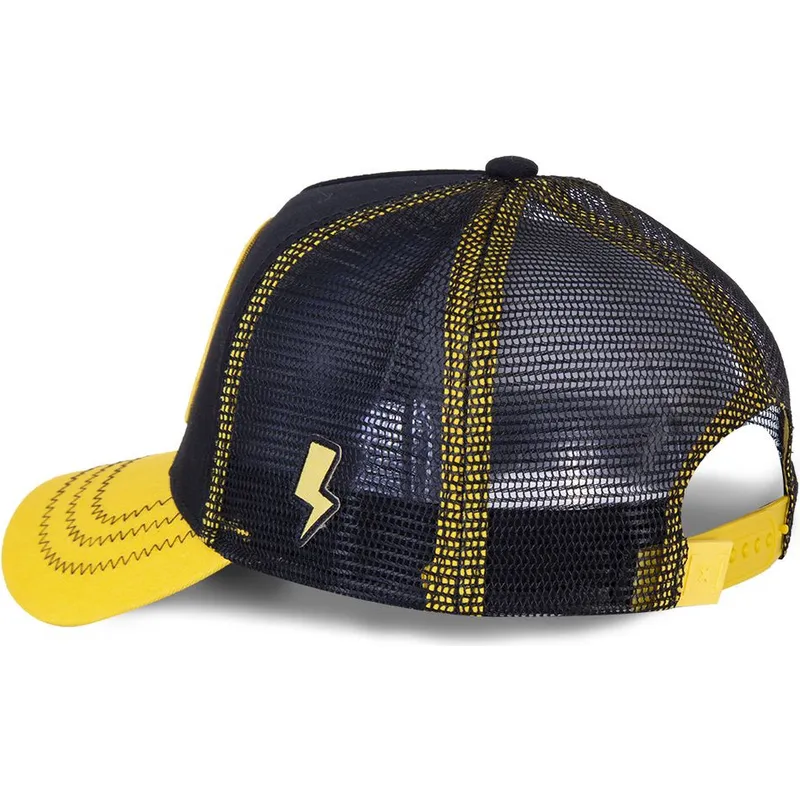 schwarze-und-gelbe-trucker-kappe-pikachu-pik6-pokemon-von-capslab