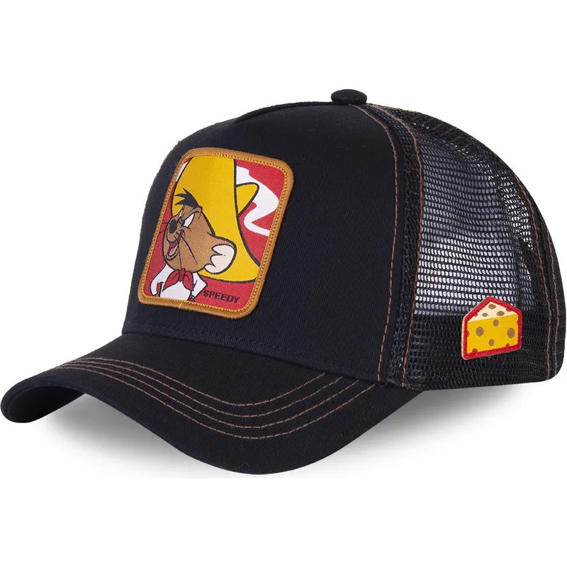 schwarze-trucker-kappe-speedy-gonzales-spe2-looney-tunes-von-capslab schwarze-trucker-kappe-speedy-gonzales-spe2-looney-tunes-von-capslab