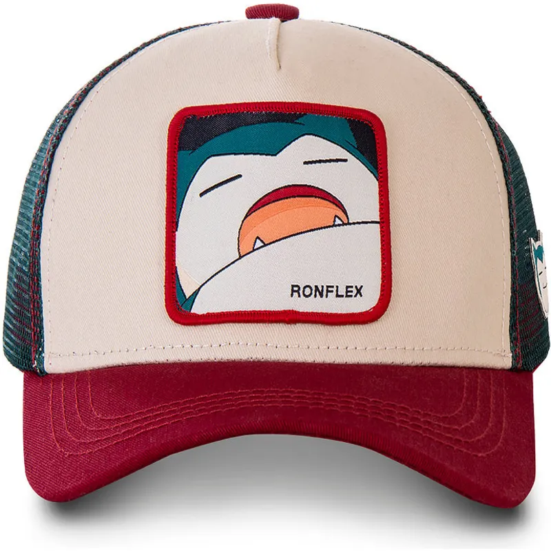 mutzen-gebogen-beige-snapback-snorlax-pokemon-von-capslab mutzen-gebogen-beige-snapback-snorlax-pokemon-von-capslab