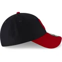 mutzen-gebogen-marineblau-verstellbares-band-9forty-the-league-der-cleveland-indians-mlb-von-new-era