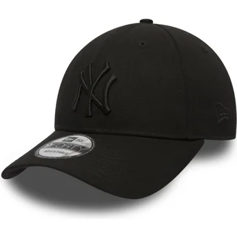 Mützen gebogen schwarz verstellbares band 9FORTY League Essential der New York Yankees MLB von New Era