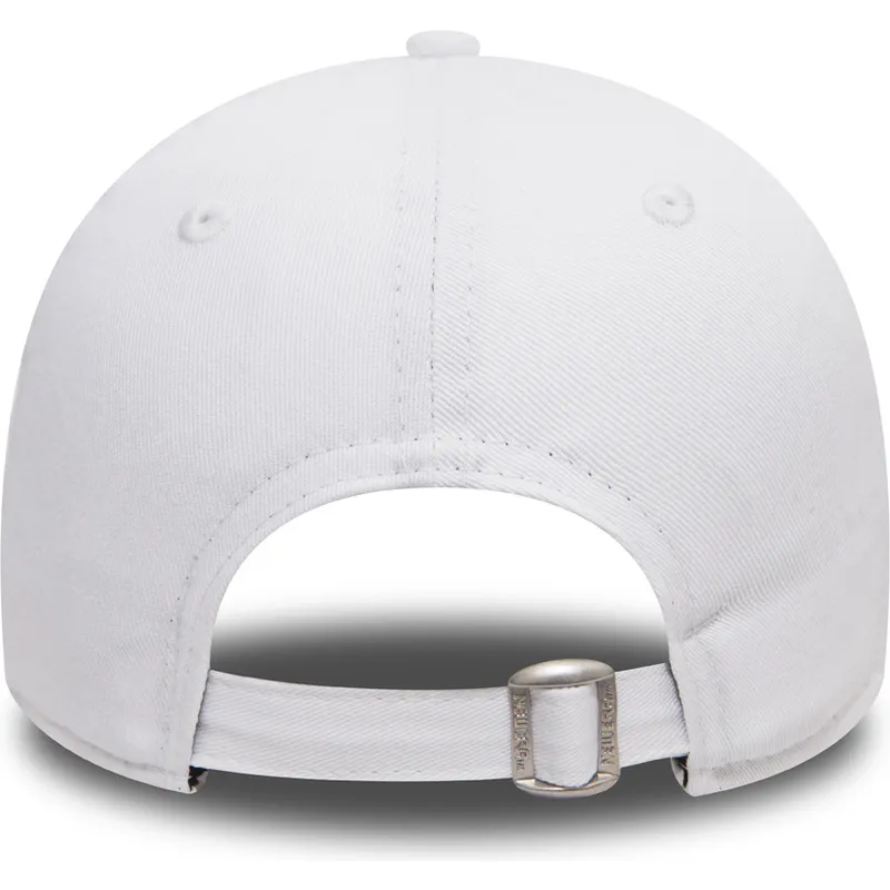weisse-verstellbare-curved-cap-mit-weissem-logo-9forty-league-essential-der-new-york-yankees-mlb-von-new-era weisse-verstellbare-curved-cap-mit-weissem-logo-9forty-league-essential-der-new-york-yankees-mlb-von-new-era