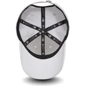 weisse-verstellbare-curved-cap-mit-weissem-logo-9forty-league-essential-der-new-york-yankees-mlb-von-new-era
