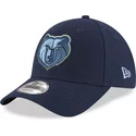 casquette-courbee-bleue-ajustable-9forty-the-league-memphis-grizzlies-nba-new-era