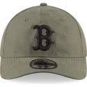 mutzen-gebogen-grun-verstellbares-band-9twenty-nylon-packable-der-boston-red-sox-mlb-von-new-era