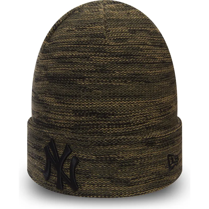 mutzen-braun-cuff-knit-marl-der-new-york-yankees-mlb-von-new-era