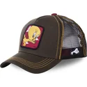 mutzen-gebogen-grun-snapback-tweety-looney-tunes-von-capslab