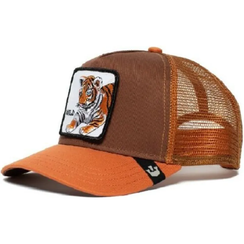 braune-trucker-kappe-fur-jungen-tiger-wild-tiger-von-goorin-bros braune-trucker-kappe-fur-jungen-tiger-wild-tiger-von-goorin-bros