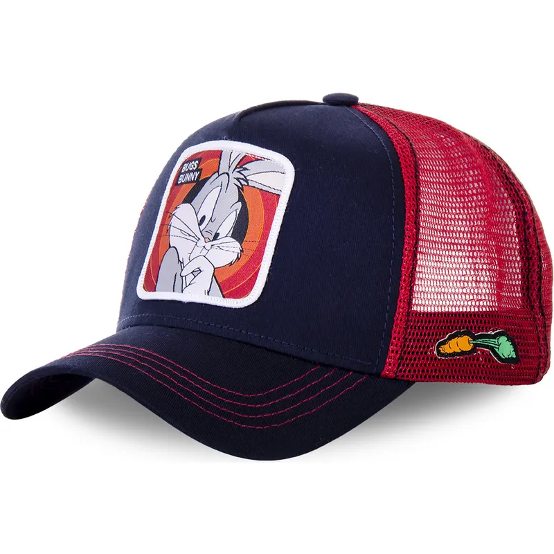 trucker-cap-marineblau-und-rot-bugs-bunny-bun5-looney-tunes-von-capslab trucker-cap-marineblau-und-rot-bugs-bunny-bun5-looney-tunes-von-capslab