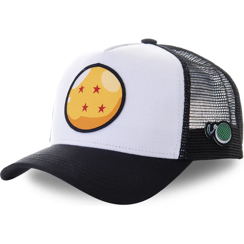 mutzen-gebogen-weiss-snapback-bola-dragonball-4-sterne-dragon-ball-von-capslab
