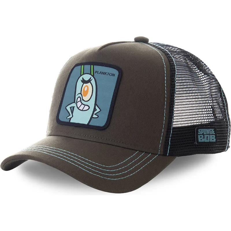 mutzen-gebogen-grau-snapback-plankton-spongebob-von-capslab mutzen-gebogen-grau-snapback-plankton-spongebob-von-capslab