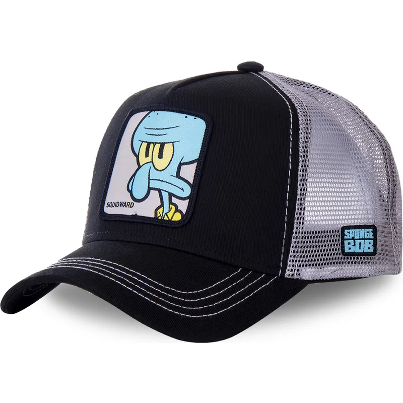 mutzen-gebogen-schwarz-snapback-thaddaus-tentakel-spongebob-von-capslab mutzen-gebogen-schwarz-snapback-thaddaus-tentakel-spongebob-von-capslab