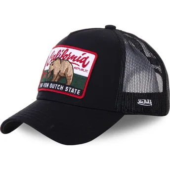 casquette-trucker-noire-california-cal2-new-von-dutch