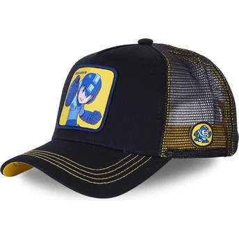 Capslab Mega Man HER2 Black Trucker Hat