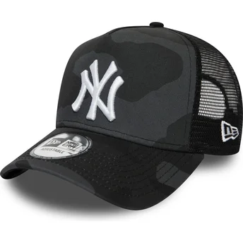 mutzen-gebogen-tarnung-snapback-negro-essential-camo-a-frame-der-new-york-yankees-mlb-von-new-era