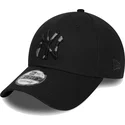 casquette-courbee-noire-ajustable-avec-logo-camouflage-9forty-camo-infill-new-york-yankees-mlb-new-era