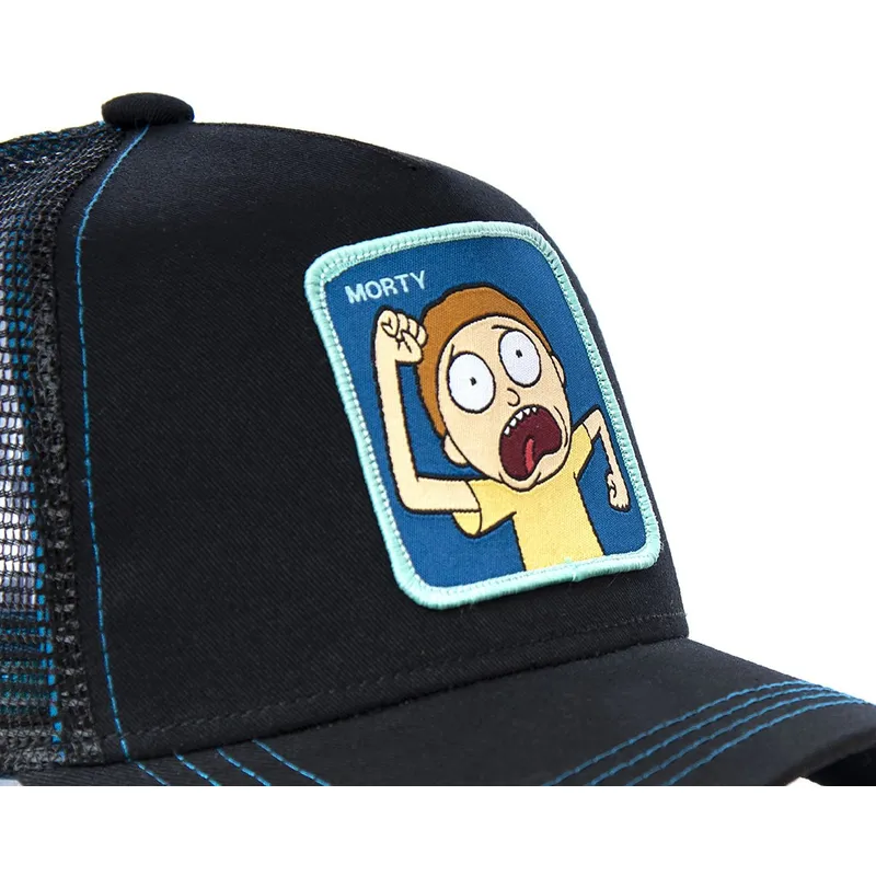 schwarze-trucker-cap-morty-mor1-rick-and-morty-von-capslab schwarze-trucker-cap-morty-mor1-rick-and-morty-von-capslab