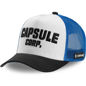 Capslab Capsule Corporation COR Dragon Ball White, Blue and Black Trucker Hat