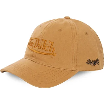 Mützen gebogen gelb verstellbares band WHEAT von Von Dutch