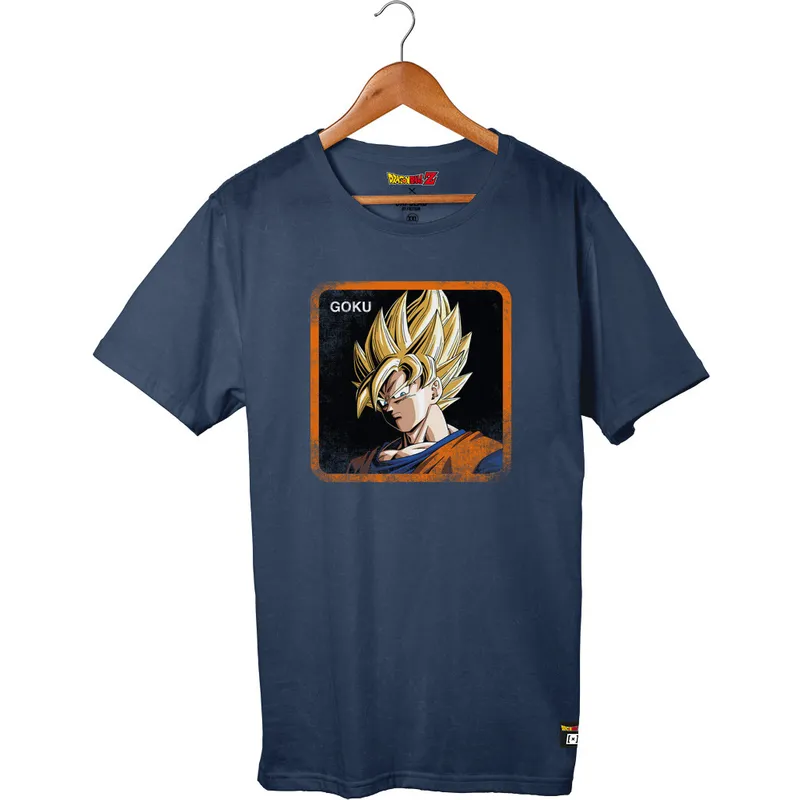 t-shirt-kurzarm-schwarz-son-goku-dragon-ball-von-capslab