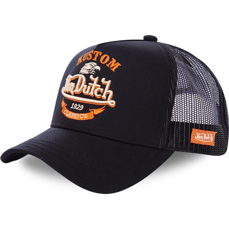 schwarze-trucker-kappe-eag-blk-von-von-dutch schwarze-trucker-kappe-eag-blk-von-von-dutch