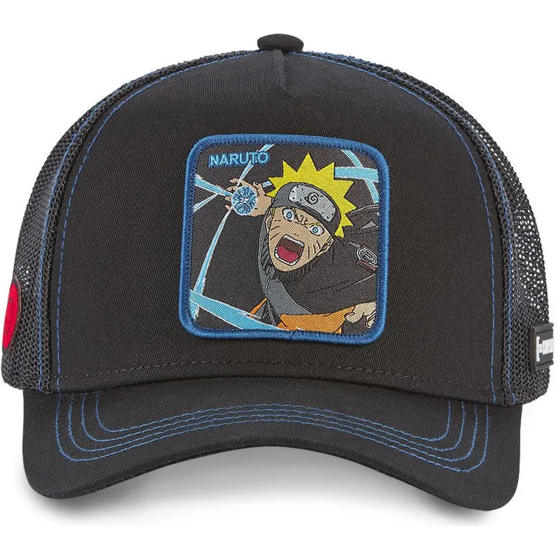 schwarze-trucker-kappe-naruto-uzumaki-rasengan-ras2-naruto-von-capslab