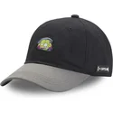 schwarze-und-graue-gebogene-snapback-kappe-rey-nikochan-nik1-dr-slump-von-capslab