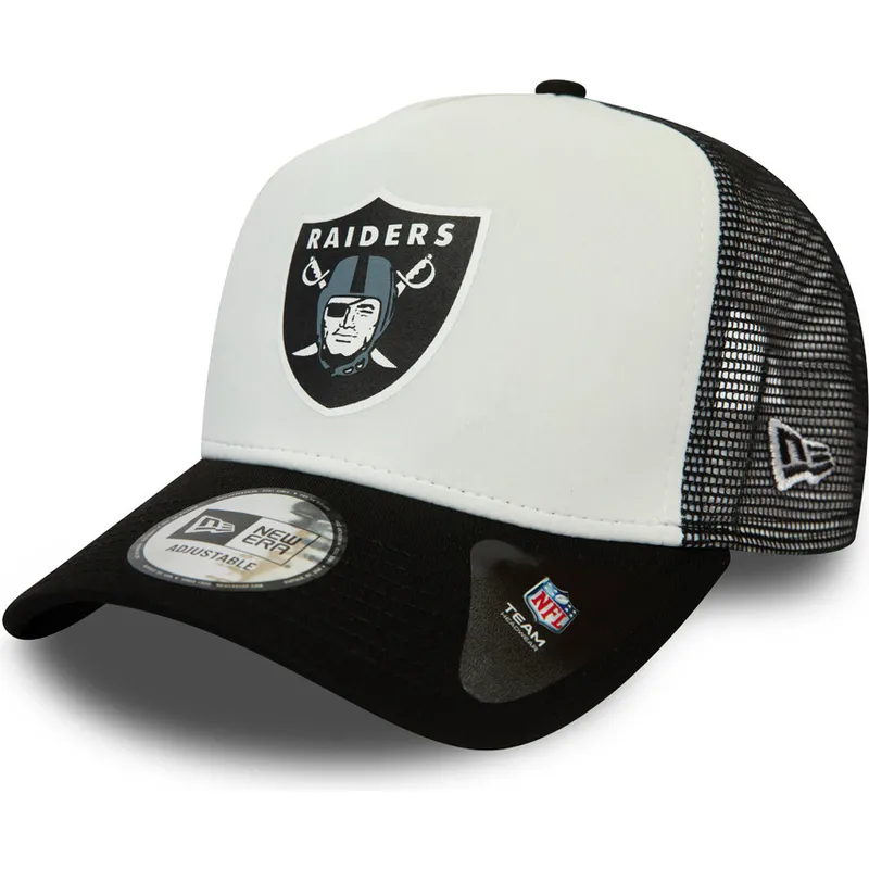 trucker-cap-weiss-und-schwarz-team-colour-block-a-frame-der-las-vegas-raiders-nfl-von-new-era trucker-cap-weiss-und-schwarz-team-colour-block-a-frame-der-las-vegas-raiders-nfl-von-new-era