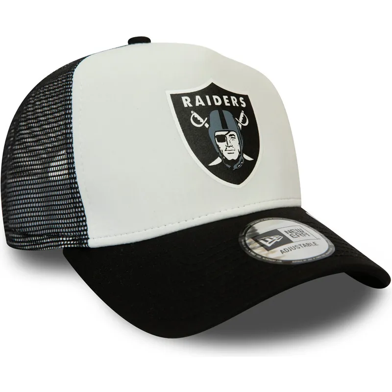 trucker-cap-weiss-und-schwarz-team-colour-block-a-frame-der-las-vegas-raiders-nfl-von-new-era trucker-cap-weiss-und-schwarz-team-colour-block-a-frame-der-las-vegas-raiders-nfl-von-new-era