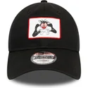 casquette-courbee-noire-ajustable-9twenty-character-sylvestre-looney-tunes-new-era